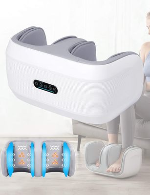 FCC Dual Leg Knee Joint Massager Air Compression Physiotherapy Therapy Electric Heating