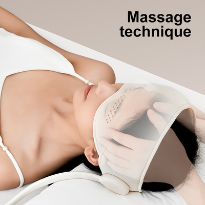 Rechargeable Air Compression Head Massager Eye Care Hot Compress