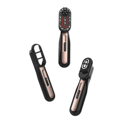 Multifunctional Electric Massage Comb Smart EMS Vibration Red Blue Light  Face Body Skin Care Hair Growth
