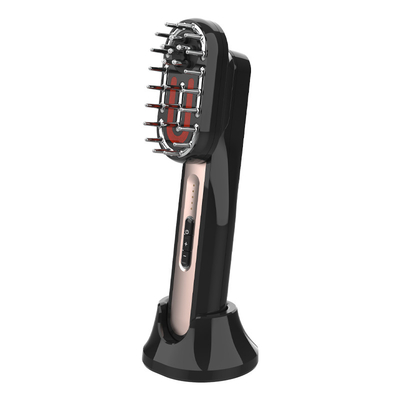 Multifunctional Electric Massage Comb Smart EMS Vibration Red Blue Light  Face Body Skin Care Hair Growth