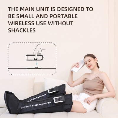 Full Leg Air Compression Calf Massager 5 Chamber 12V DC Sports Recovery