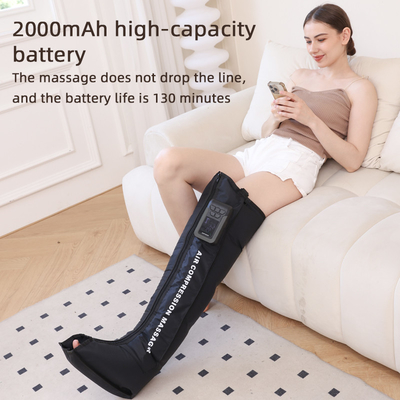Full Leg Air Compression Calf Massager 5 Chamber 12V DC Sports Recovery