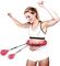 19 Knots Adjustable Weighted Hula Hoop Fat Burning ROHS Approved